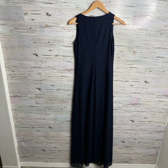 Lilly Pulitzer Westport Maxi Dress Navy Blue Size Xs - Picture 6 of 10